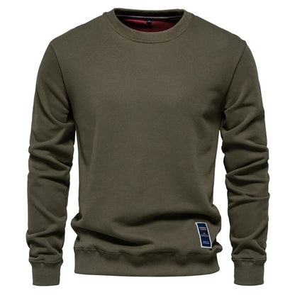 Lässiger Rundhals Pullover Mit Patchwork für Herren | Perfekt für alle Jahreszeiten