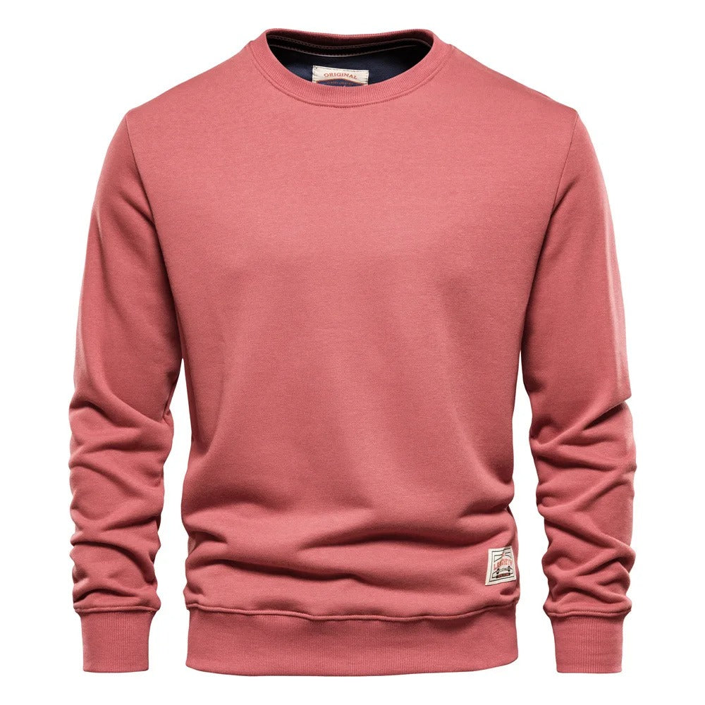 Lässiger Rundhals Pullover Mit Patchwork für Herren | Perfekt für alle Jahreszeiten