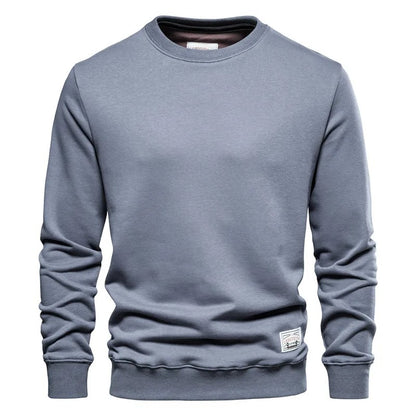 Lässiger Rundhals Pullover Mit Patchwork für Herren | Perfekt für alle Jahreszeiten