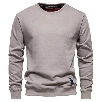 Lässiger Rundhals Pullover Mit Patchwork für Herren | Perfekt für alle Jahreszeiten