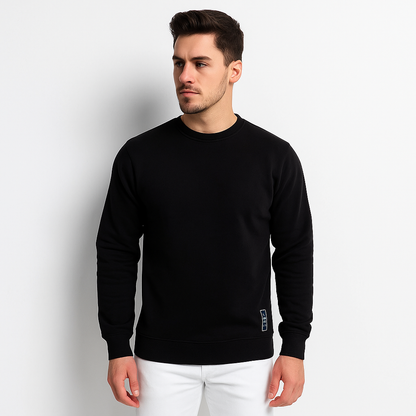 Lässiger Rundhals Pullover Mit Patchwork für Herren | Perfekt für alle Jahreszeiten